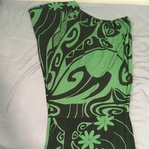 Wahine Toa One Shoulder Dress